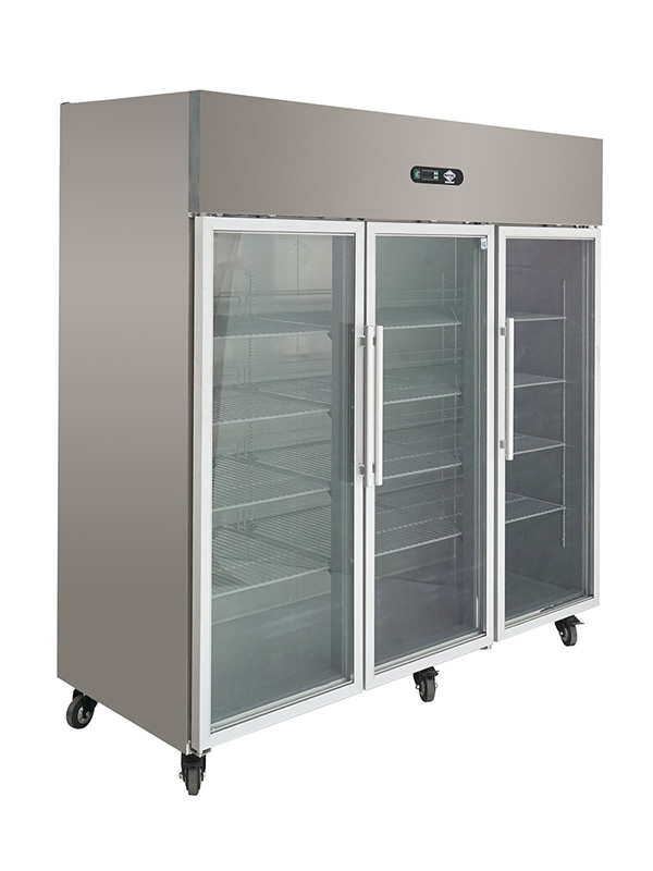 Refrigerador 3 puertas vidrio Maigas