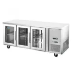 Mesón Refrigerado 3 puertas de vidrio Modelo VMR3PS-420V Marca Ventus