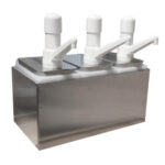 Dispensador de Salsas 3 Bombas Marca Toppo