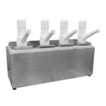 Dispensador de Salsas 4 Bombas Marca Toppo