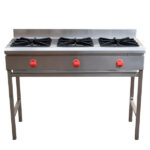 Anafe 3 Platos Alto 30x30 Modelo VAAG-3P Marca Ventus