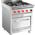 Cocina 4 Quemadores con Horno 50x50 Modelo VCHG-4P50 GLP Marca Ventus