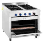 Cocina 4 Quemadores con Horno 65x58 Modelo VCG-4AI GLP Marca Ventus