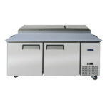 Mesón Pizzero 2 Puertas Acero Modelo MPF8202-MPIZ67"  Marca Atosa by Ventus