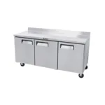 Mesón Refrigerado Mural 3 puertas Acero Reforzado 598L Modelo MGF8411-MRR72" Marca Atosa