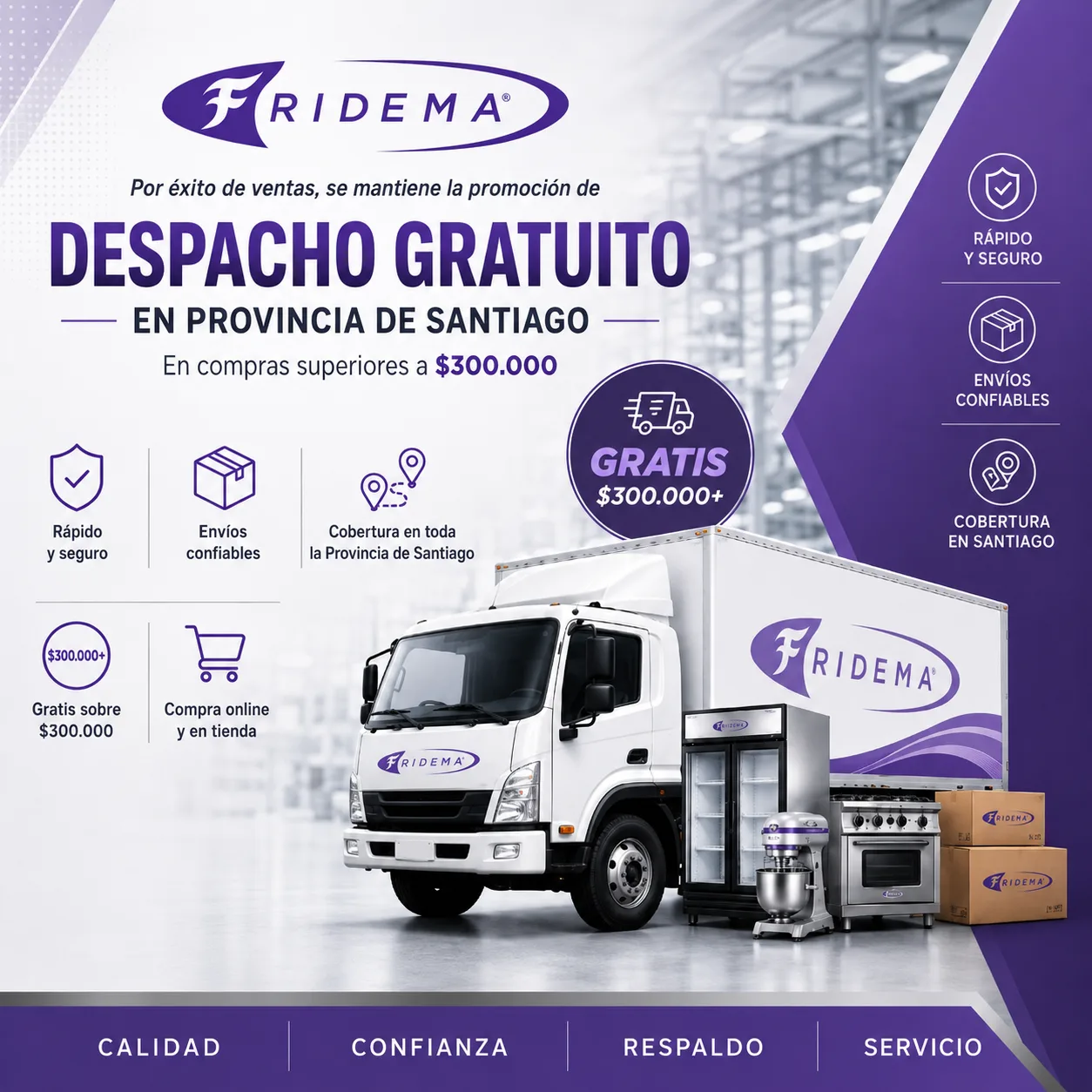 Banner Despacho Gratis Blanco Mobile