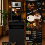 Kit Cafetera Ventus Nº 4 Maquina de Cafe Ventus, Mueble Autoservicio + 4 Kilos Iniciales + Pendon Promocional