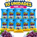 Pack de 10 kg Base Granizado Sabor Uva Color Pink Marca Macrofood