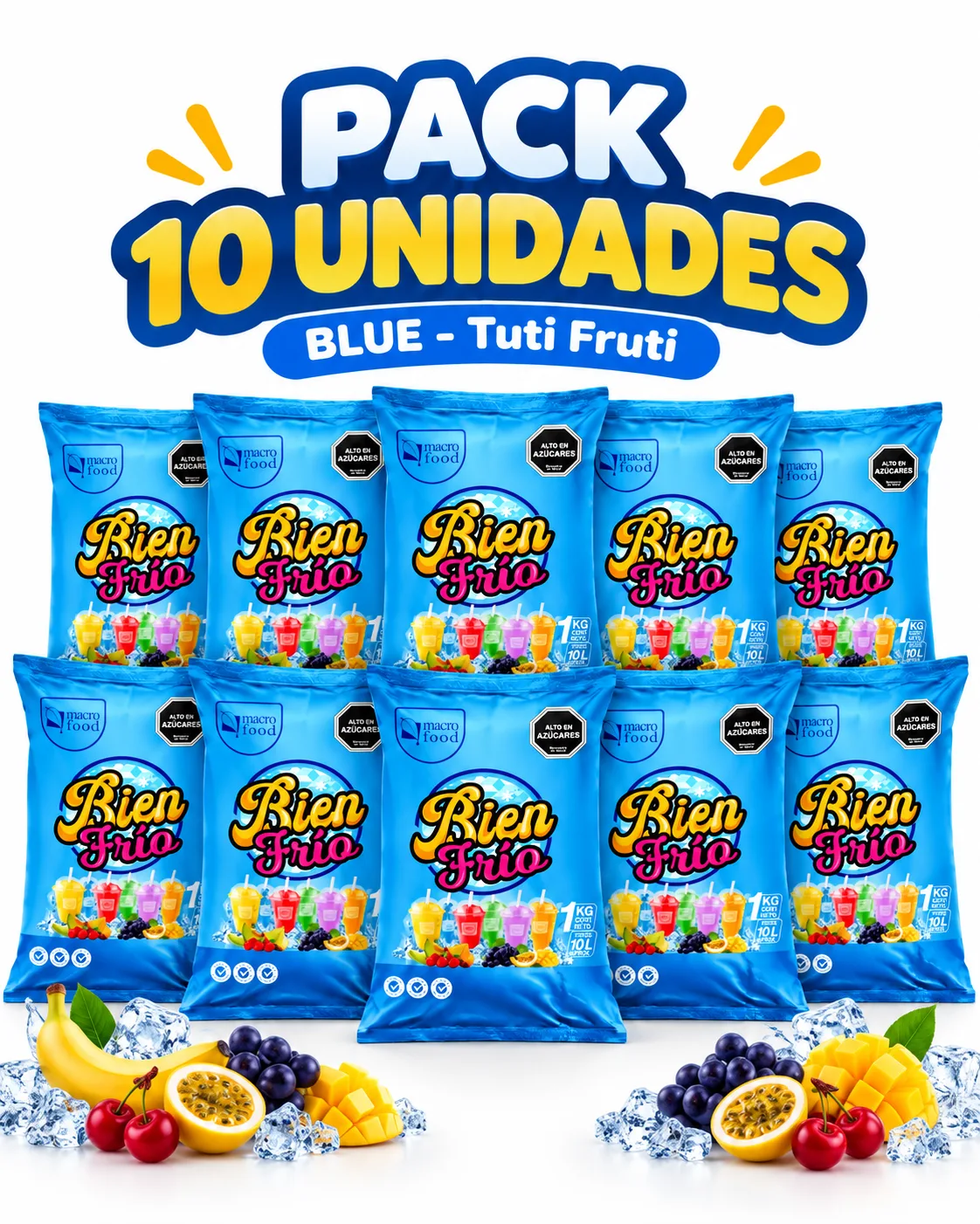 Pack 10 Unidades Blue